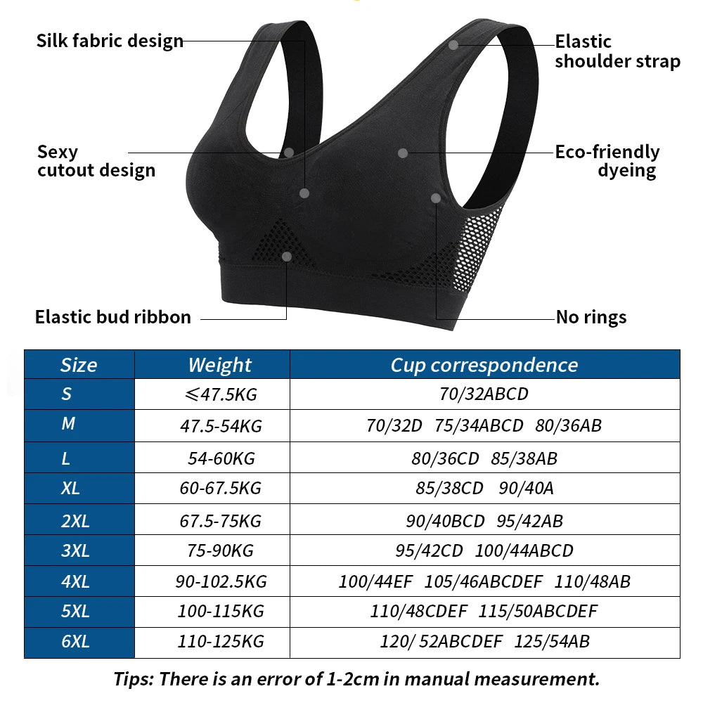 Bra Sports Bra seamless plus size sexy push up bralette Women's Bra Without Frame bones top Female Pitted Wireless bra Tube Top