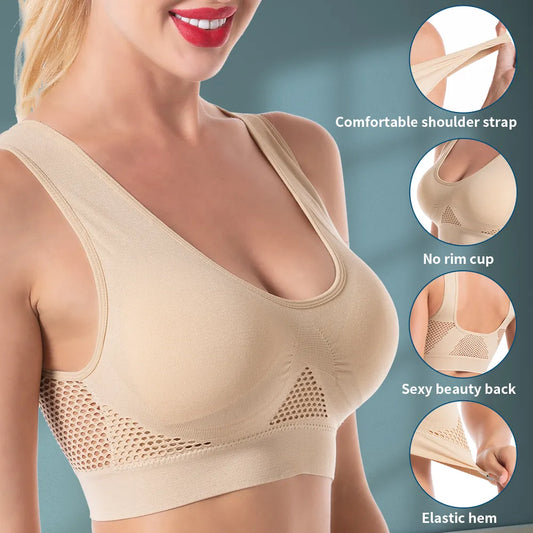 Bra Sports Bra seamless plus size sexy push up bralette Women's Bra Without Frame bones top Female Pitted Wireless bra Tube Top