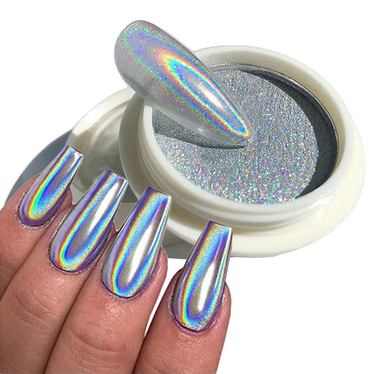 Pó Holográfico Unhas